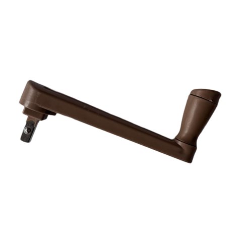 Ioensy - Paraguas De Patio Al Aire Libre, Conjunto De Manija De Manivela, Piezas De Sombrilla De Picnic Para Patio, Color Marrón