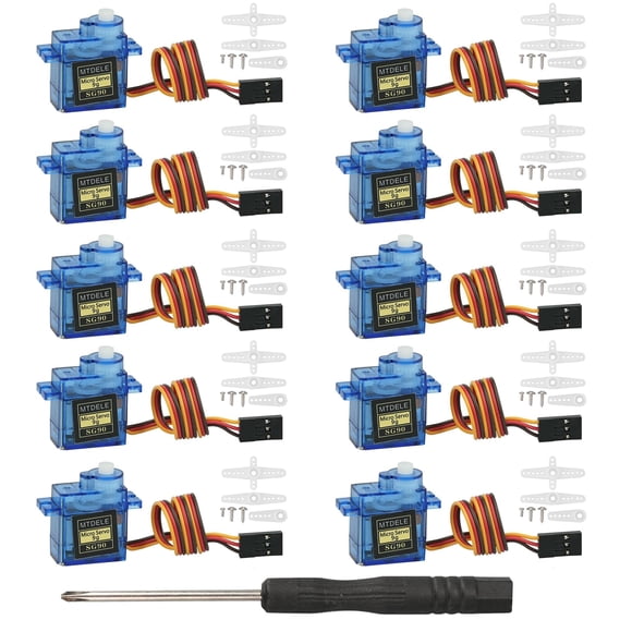 Servomotor MTDELE SG90 9G compatible con Arduino Raspberry Pi