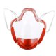thumbnail image 4 of Protector Facial Transparente Transparente Cubierta Bucal Reutilizable Boca Roja, 4 of 5