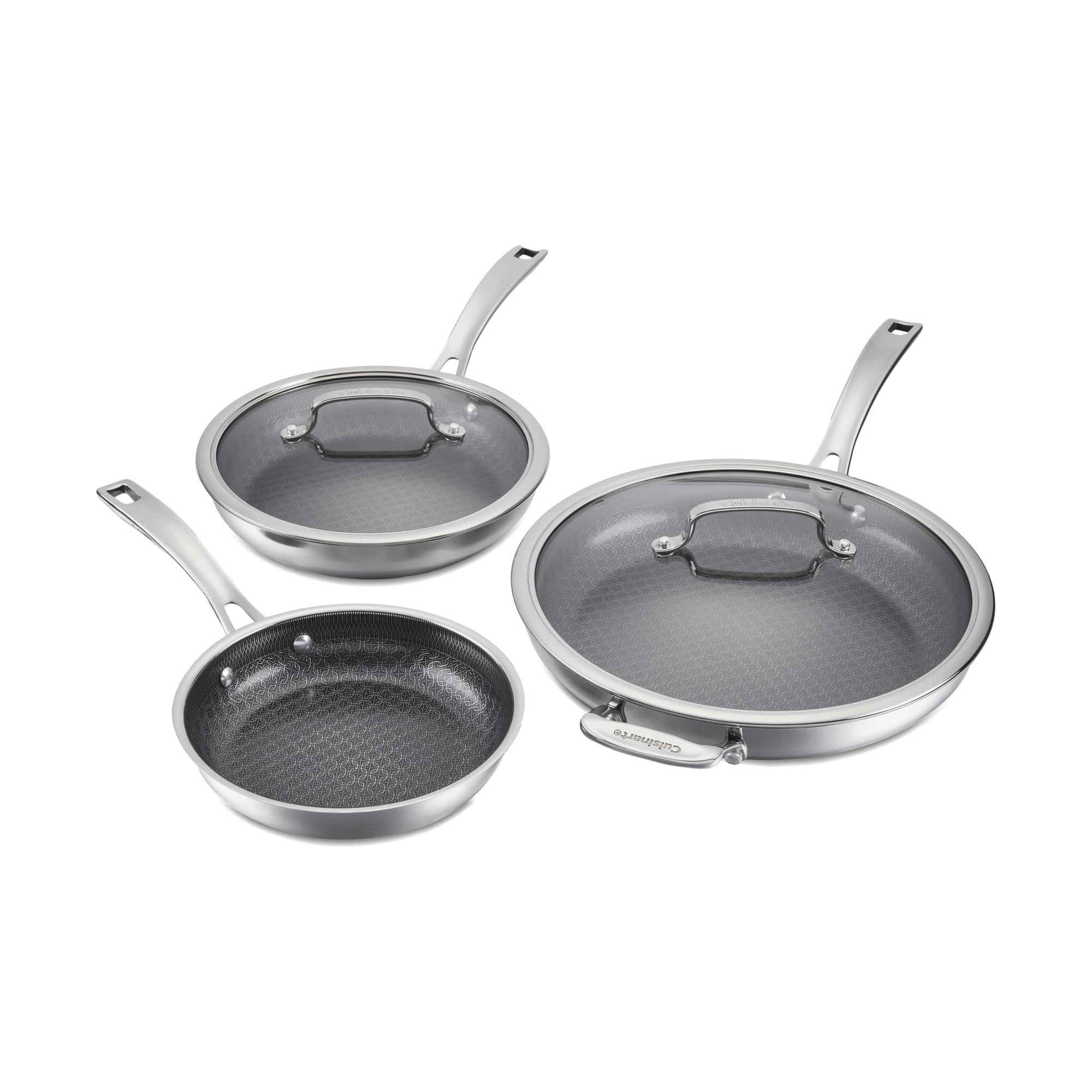 Batería De Cocina Cuisinart Fusionplus De 5 Piezas Antiadherente
