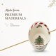 thumbnail image 4 of Cesta Spode con árbol de Navidad y mango color menta, 4 of 7