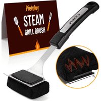 Jiuan - Cepillo Para Parrilla Al Vapor Con Raspador, Kit De Cepillo Seguro Para Limpieza De Parrilla, Accesorios De Bbq Sin Cerdas Para Limpieza De Horno