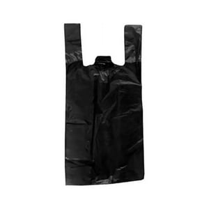 De Gaune - Bolsas Tipo Camiseta Plásticas Negro 35X45Cm 1000 Uni