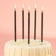 thumbnail image 2 of Velas ARTISAN CAKE 36 unidades negro con brillo 14 cm, 2 of 5