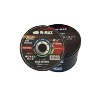 Metalfer - Disco Corte Acero Inox. 4 1/2 X 1Mm Wurth Pack 50 Unidades Negro