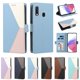 thumbnail image 5 of Cartera para Samsung Galaxy A20e en PU Tricolor, Funda con Solapa, Azul Claro, 5 of 6