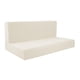 thumbnail image 4 of Fundas para asientos de vehículos recreativos, fundas para cojines de , fundas para bancos, protectores de muebles para sofá, 2 piezas , blanco, 4 of 5