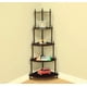 thumbnail image 2 of Soporte De Esquina Ore International De Madera De Cerezo De 4 Niveles, 2 of 4