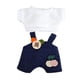 thumbnail image 2 of 2x Mini Ropa De Muñeca De 6 Pulgadas Ropa De Muñeca De Niña Para Niños Regalo Para Niñas Pequeñas Azul Y Negro, 2 of 3