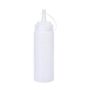 Imahe - Botella Dispensadora Salsa Graduada Transparente 200 Ml