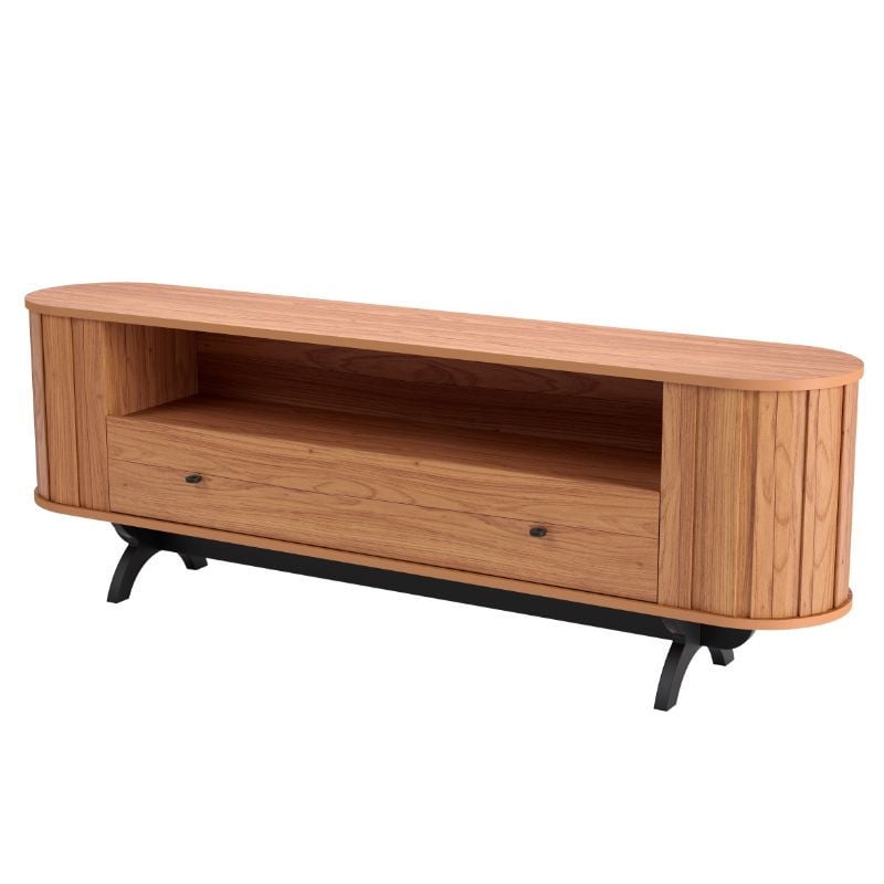 Decocasa - Rack Tb300 50 Pulgadas Castaño