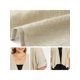 thumbnail image 5 of GRACE & GRANDEUR Cárdigan para mujer de talla grande estilo cascada con mangas 3/4, dobladillo irregular, ligero y abierto al frente, talla 2X en color albaricoque, 5 of 6