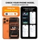 thumbnail image 2 of Funda Dexnor iPhone 17 Pro Naranja con Tapa Giratoria, 2 of 7