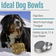 thumbnail image 4 of Cuencos para perros PEGGY11 de acero inoxidable antideslizantes de 2 x 2,7 L para 27 a 54 kg, 4 of 7