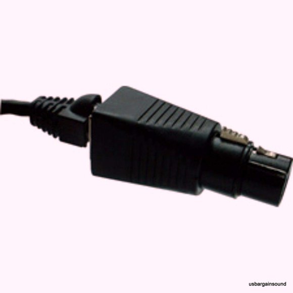 Adaptador XLR a RJ45 Sescom DMX-3XF-CAT5