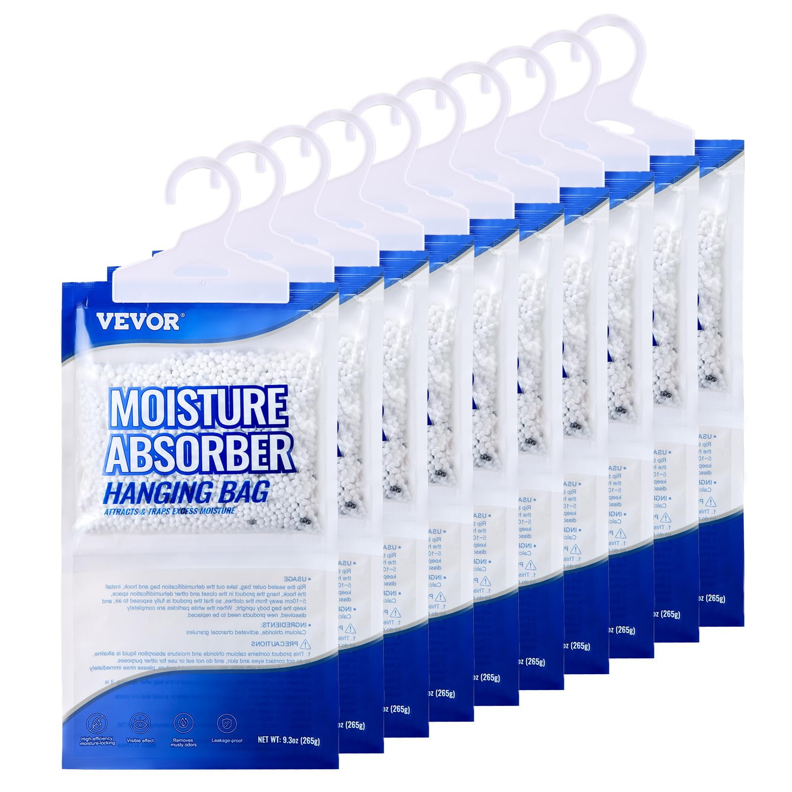 Absorbedor De Humedad Colgante Vevor, 275 Ml, Deshumidificador Colgante Para Armario