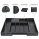 thumbnail image 4 of Organizador de cajones VaeFae, cubiertos de bambú, cocina, negro, 4 of 6