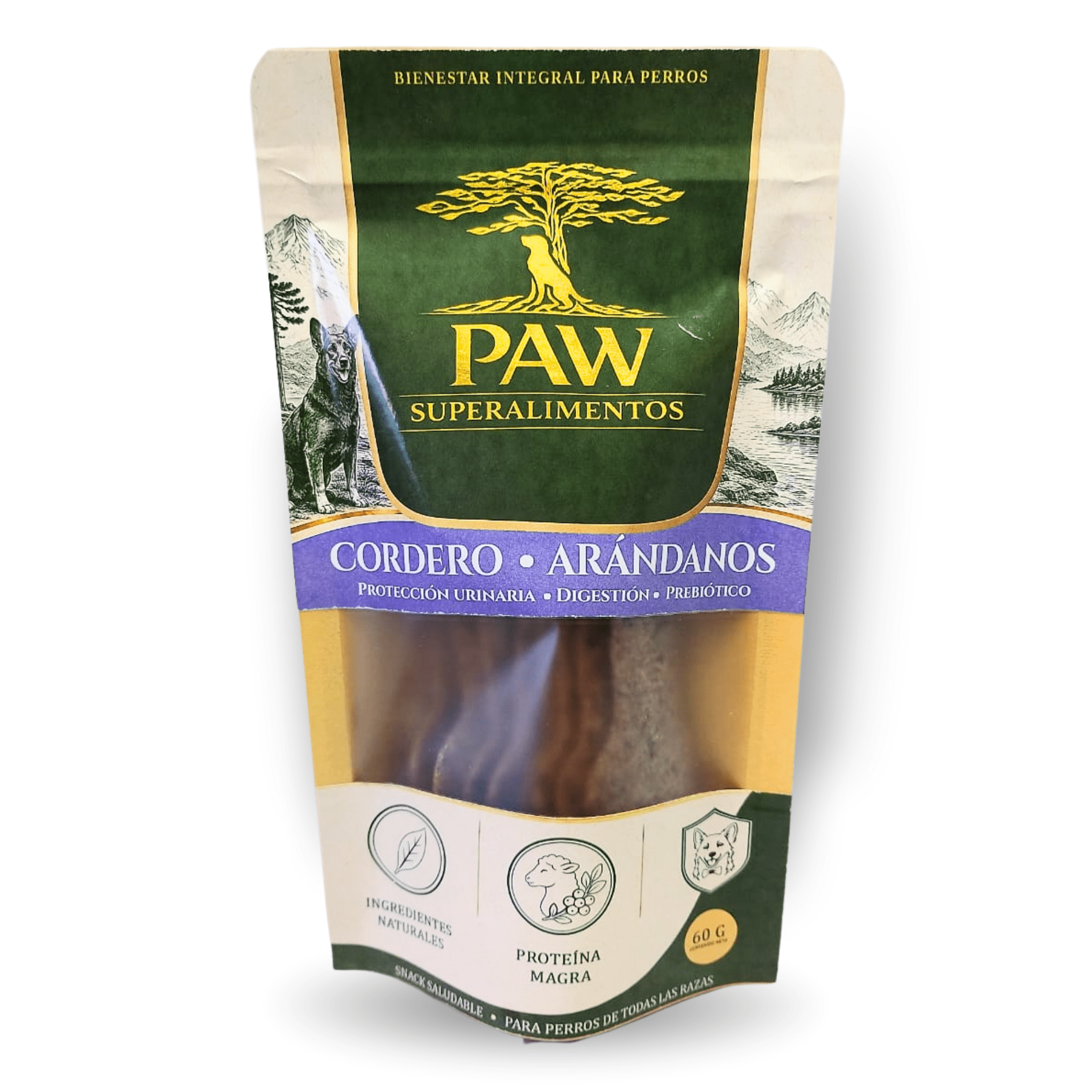 Snack galletas para perros Cordero Arándanos 60 g