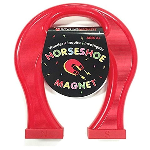 Magnet Dowling Magnets Con Forma De Herradura Gigante Para Niños, Color Rojo