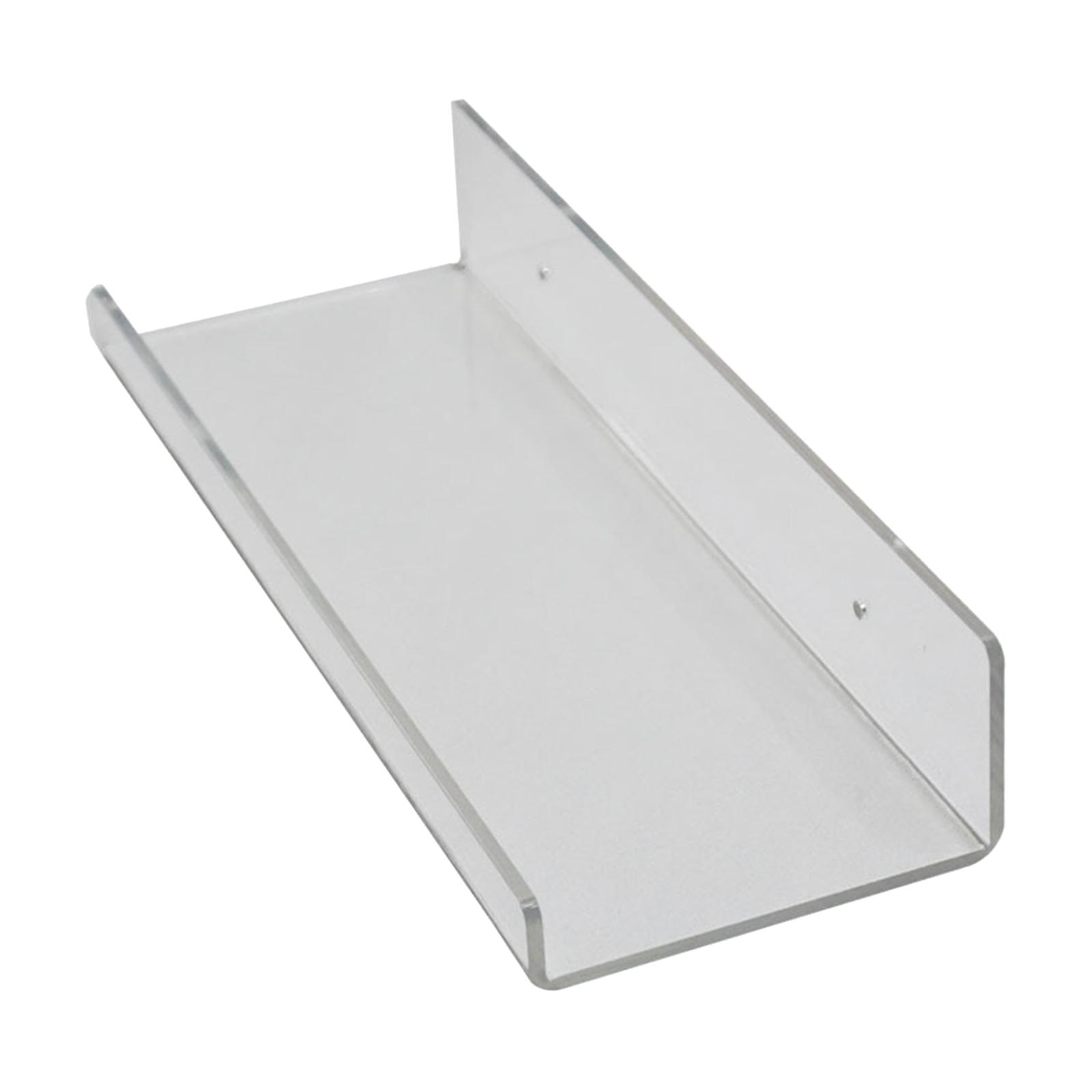 Bothyi - Estante De Pared Flotante De Acrílico Transparente Resistente Para Pasillo Cocina Baño