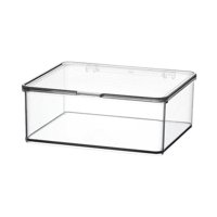 Magideal - Caja Organizadora Para Almacenamiento De Tazas De Té, Cubo De Almacenamiento De Decoración Recargable Con Cubierta, Caja De Ahorro, Caja De Artículos Bermudas