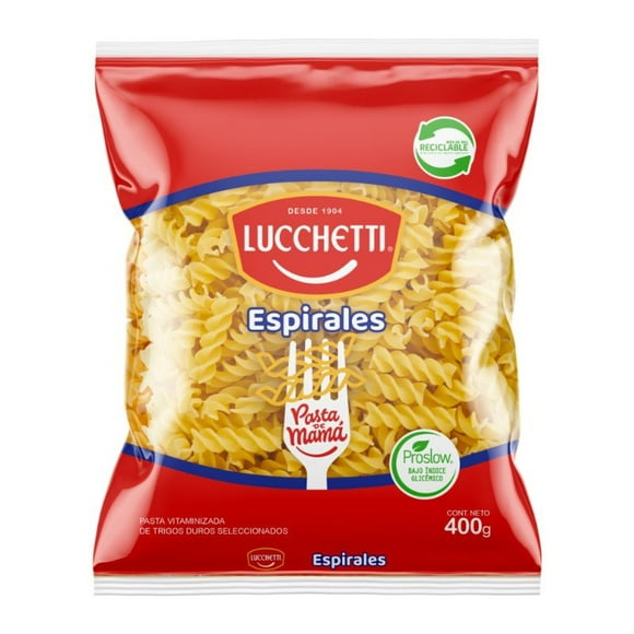 Fideo Pasta Espirales N°56 Bolsa, 400 g