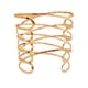 thumbnail image 1 of Brazalete De Moda Superior Ajustable Abierto Ahueca Hacia Fuera La Joyería De Oro, 1 of 3