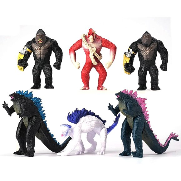 Set de figuras de acción JAYKENIXO King of The Monsters x6 — 12 cm