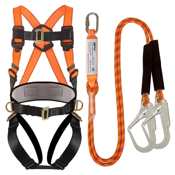 Kit De Arnés De Seguridad Para Protección Contra Caídas Con Absorción De Impactos