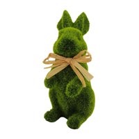 Magideal - Conejo De Pascua En Bandada, Decoración En Miniatura Para Fiestas, Decoración De Jardín, Escritorio Interior, Figura De Animal, Estatua De Conejo Para