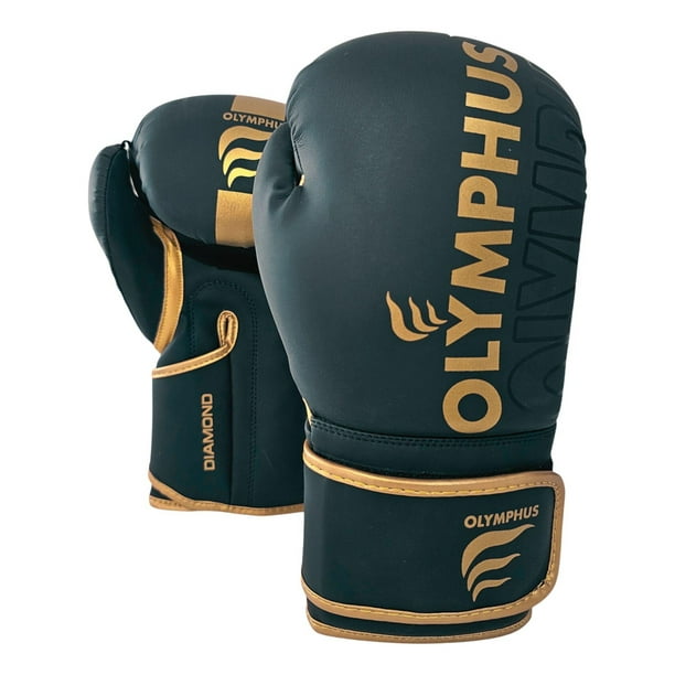 Guantes De Boxeo Pro Diamont Olymphus Negro/dorado