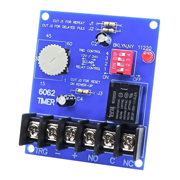 Temporizador FUHUOLU 6062 Multifuncional Ajustable 12/24V