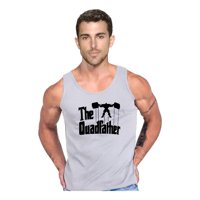 Persodesign - Polera Quadfather Musculosa Tank Gym Pesas Crossfit Talla 2Xl Gris Hombre
