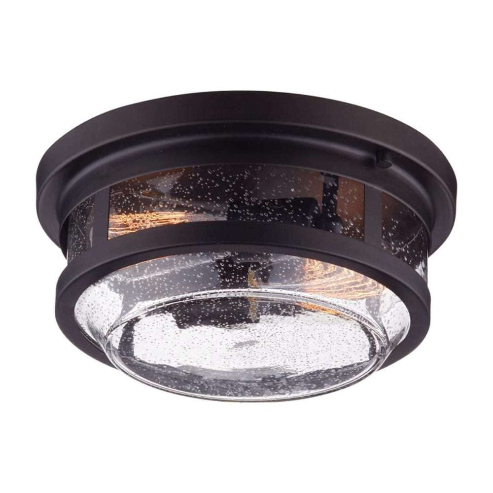 Luminaria Exterior Globe Electric Vintage Switch Bronce