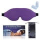 thumbnail image 1 of Antifaz para dormir, diseño del contorno de la cuenca del ojo en 3D, con tapones para los oídos y bolsa de viaje, blackout, suave y cómodo, apto para yoga o meditación, 1 of 6