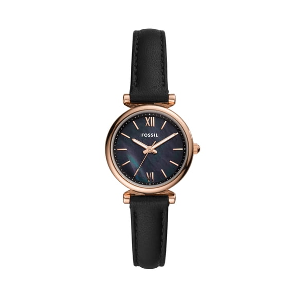 Reloj Fossil Carlie Mini Quartz con caja de oro rosa de 28 mm