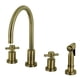 thumbnail image 1 of Grifo de cocina Kingston Brass Concord de 8 pulgadas, amplio, 1 of 2