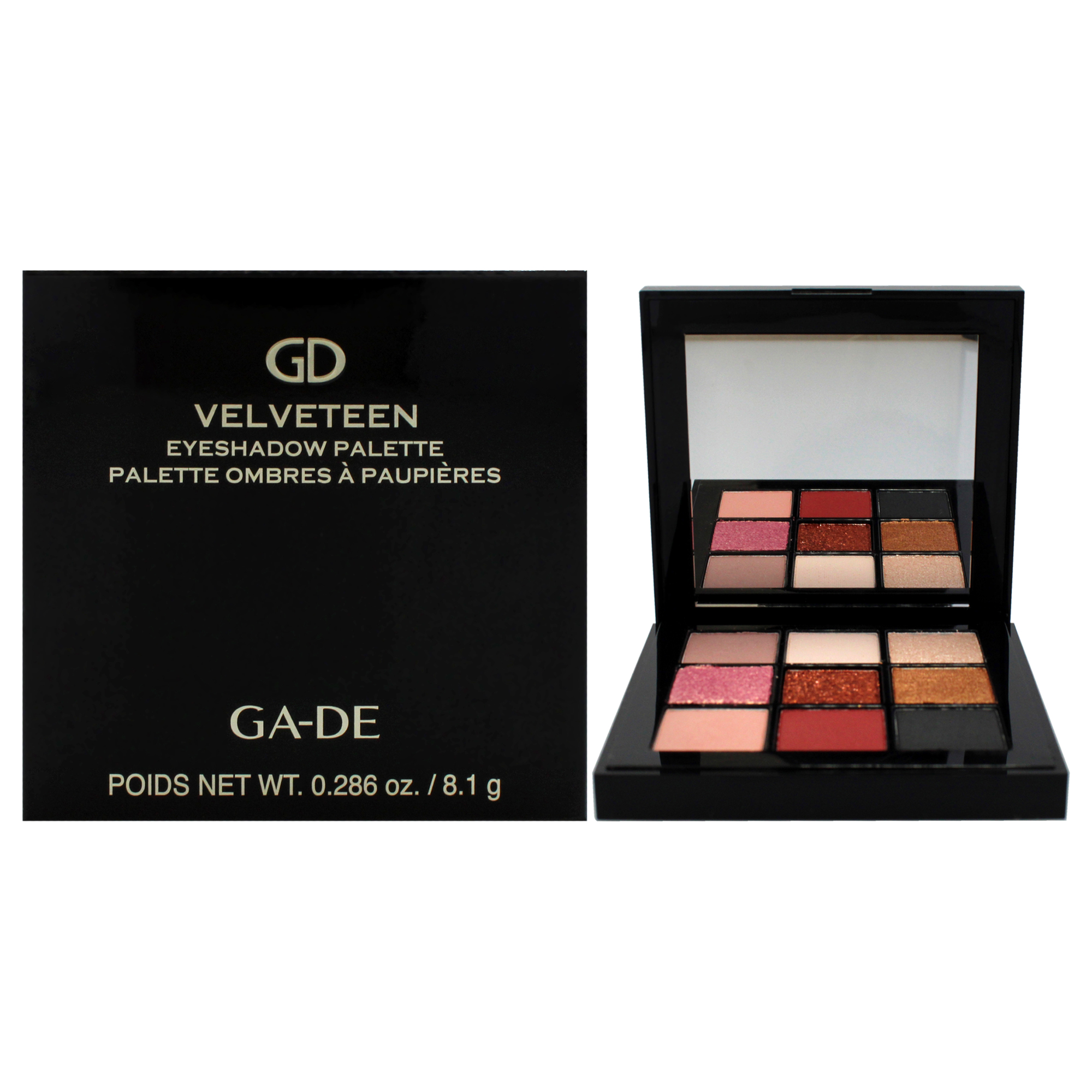 Paleta De Sombras Ga-De Aterciopelada 9 Tonos