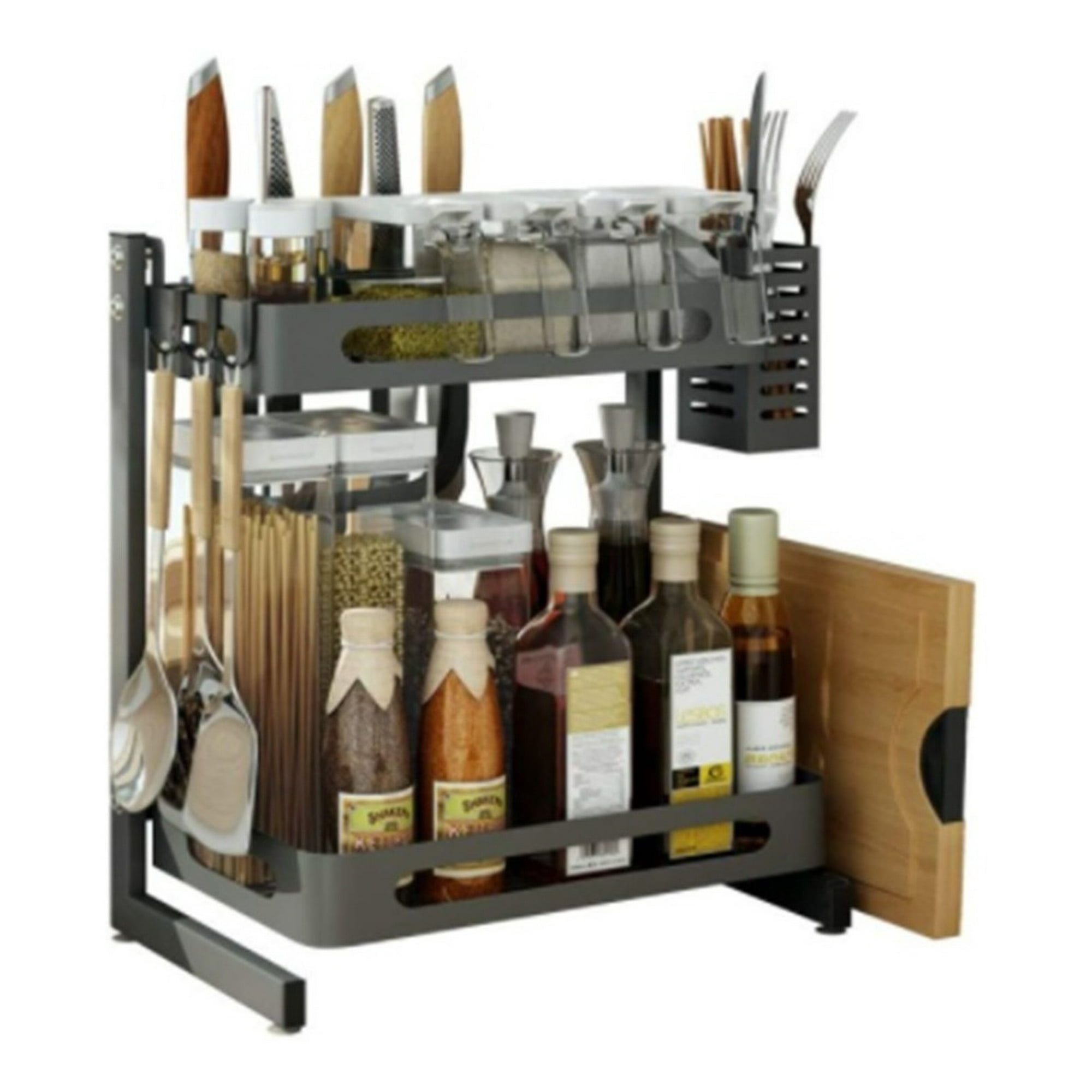 Genérico - Rack Estante Organizador Multi Función 2 Niv Metal Cocina