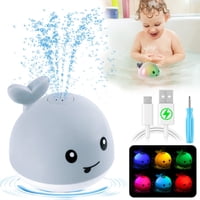 Aspersor Recargable Baby Bath Toys Gigilli Con Forma De Ballena, De 1 A 3 Años