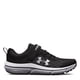 thumbnail image 1 of Zapatos Under Armour Preescolar Assert 10 para niños, color negro/blanco, 12 quilates, 1 of 5