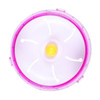 Ioensy - Disco De Plástico Para Correr Spinner Hamster Rueda De Ejercicio Rosa 17,5 Cm