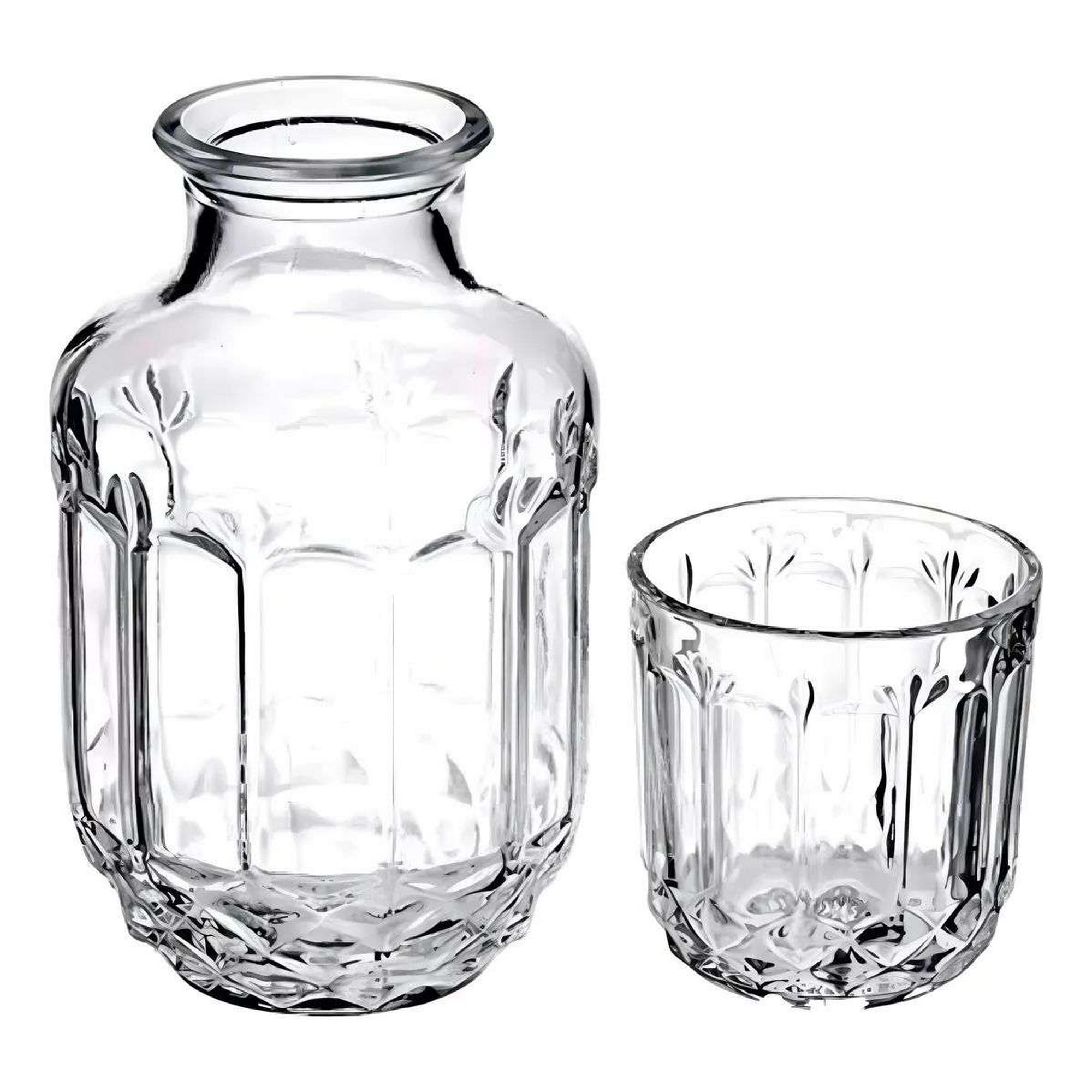 Oem - Botella De Vino Licor Con Vaso De Vidrio Hogar Bar 500ml