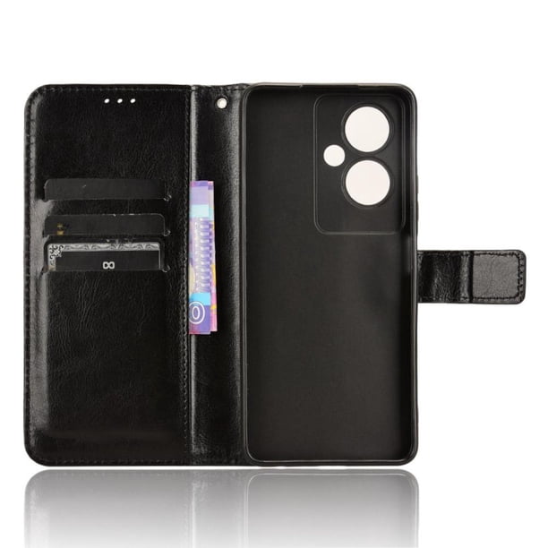 Funda tipo libro para OPPO A79 5G, cartera todo‑en‑uno, funda multifuncional con tarjetero y correa de muñeca desmontable
