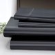 thumbnail image 2 of Juego de sábanas Homiest Satin Luxury Silky, 4 piezas, tamaño king, color negro, 2 of 8