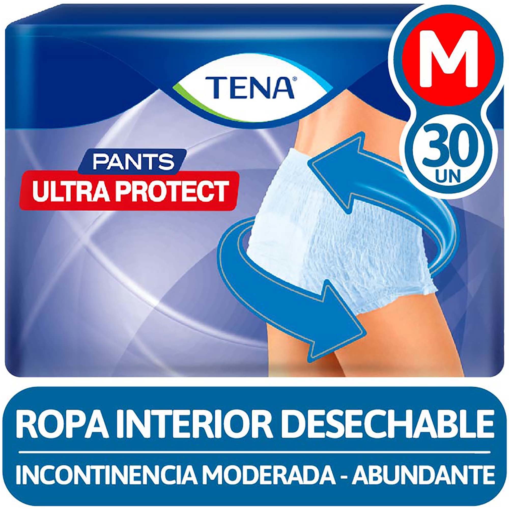 Pañales Adulto Pants Ultra Desechable Talla M 30 Un Tena
