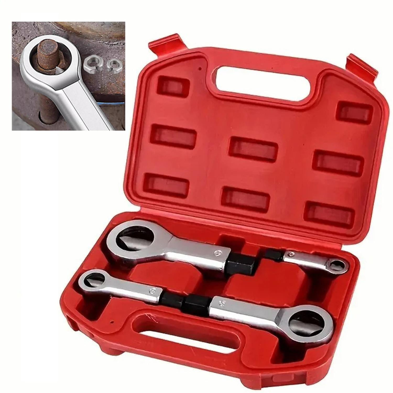 Genérico - Kit 4 Extractores Rompe Tuercas Manual Antióxido