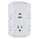 thumbnail image 1 of Regleta GE de 5 tomacorrientes con puertos USB/USB‑C y protector contra sobretensiones, 1 of 6