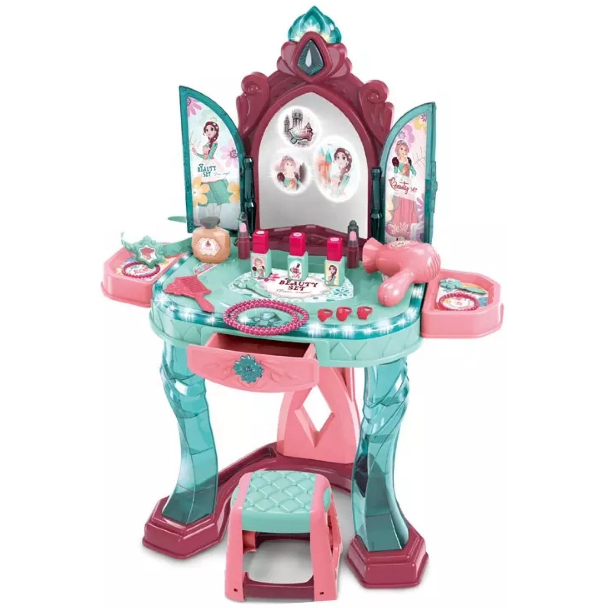 Total Upgrate - Juguete Tocador Maquillaje 6 Piezas Rosado