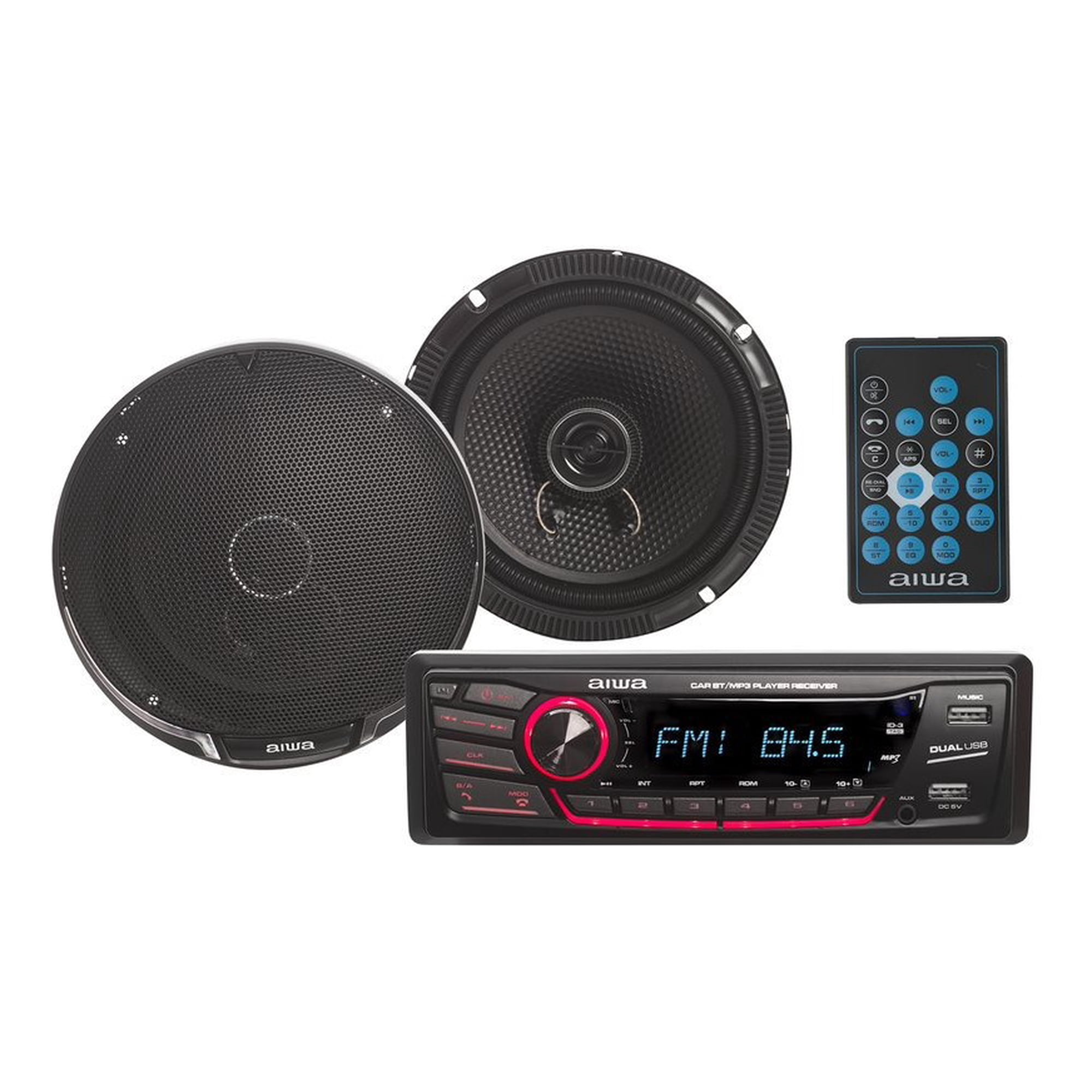 Combo Aiwa Caw-2016bt Radio Bluetooth + Parlantes 200w